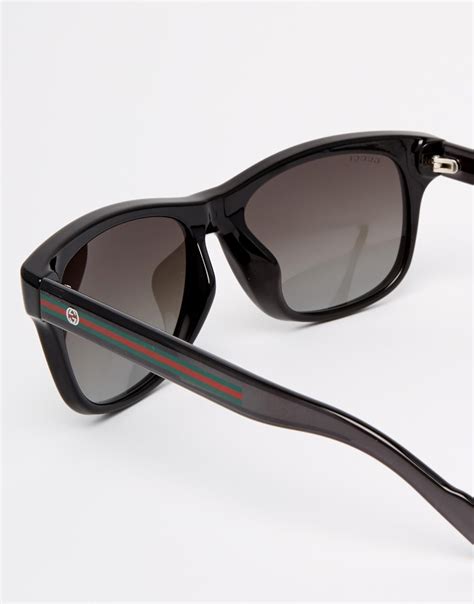 gucci wayfarer sunglasses 61mm|gucci wayfarer style sunglasses.